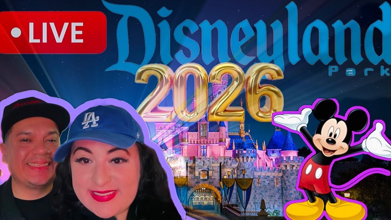 Our first livestream for 2026 at Disneyland!
