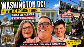 Secret Service Dogs, White House Tour & Capitol Renovations | Washington DC Vlog