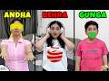 ANDHA BEHRA GUNGA | Ep 837 | Family Comedy Challenge | Aayu and Pihu Show
