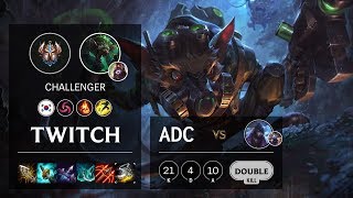 Twitch ADC vs Aphelios - KR Challenger Patch 10.11