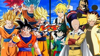 Goku Vs All Characters Battle Fighting / animation Fight game #youtube #vchhetrigamer