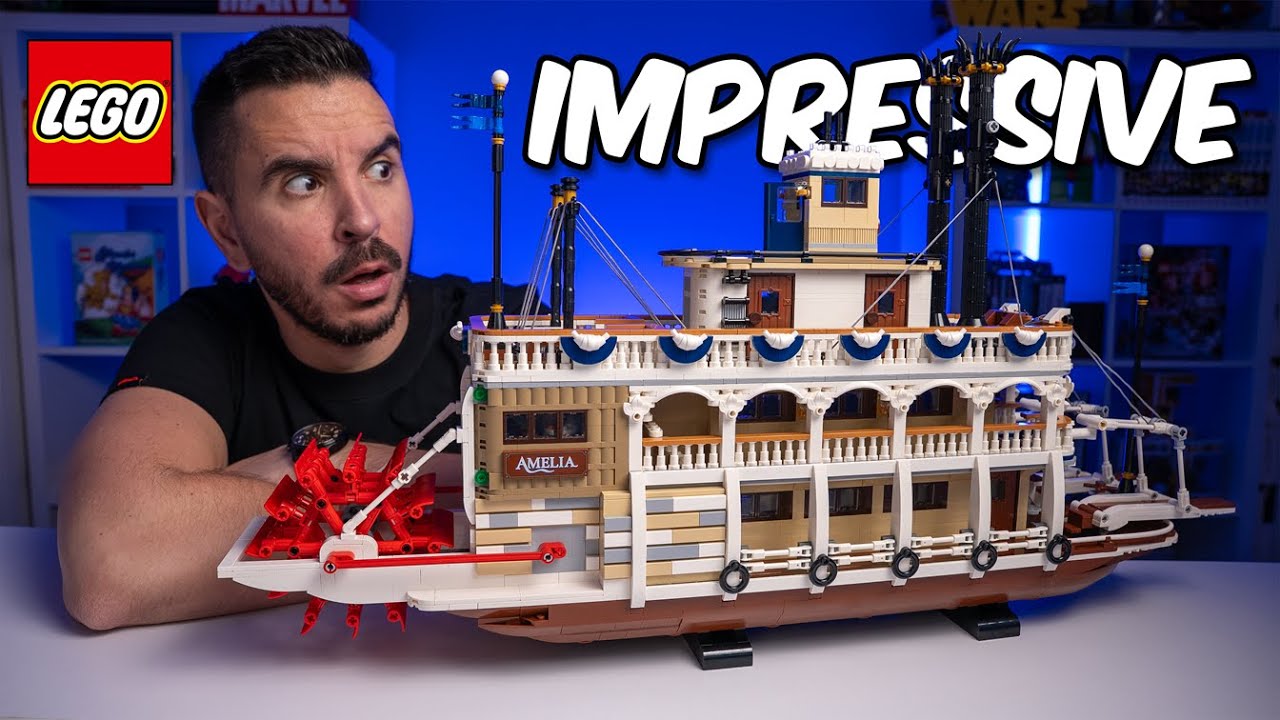 Самые грандиозные идеи в 2025 году || LEGO 21356 Речной пароход