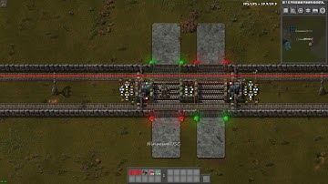 Factorio Railway Level Crossing
