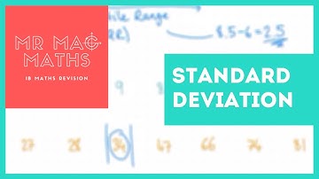 IB AASL Topic 4 - Standard Deviation and Variance