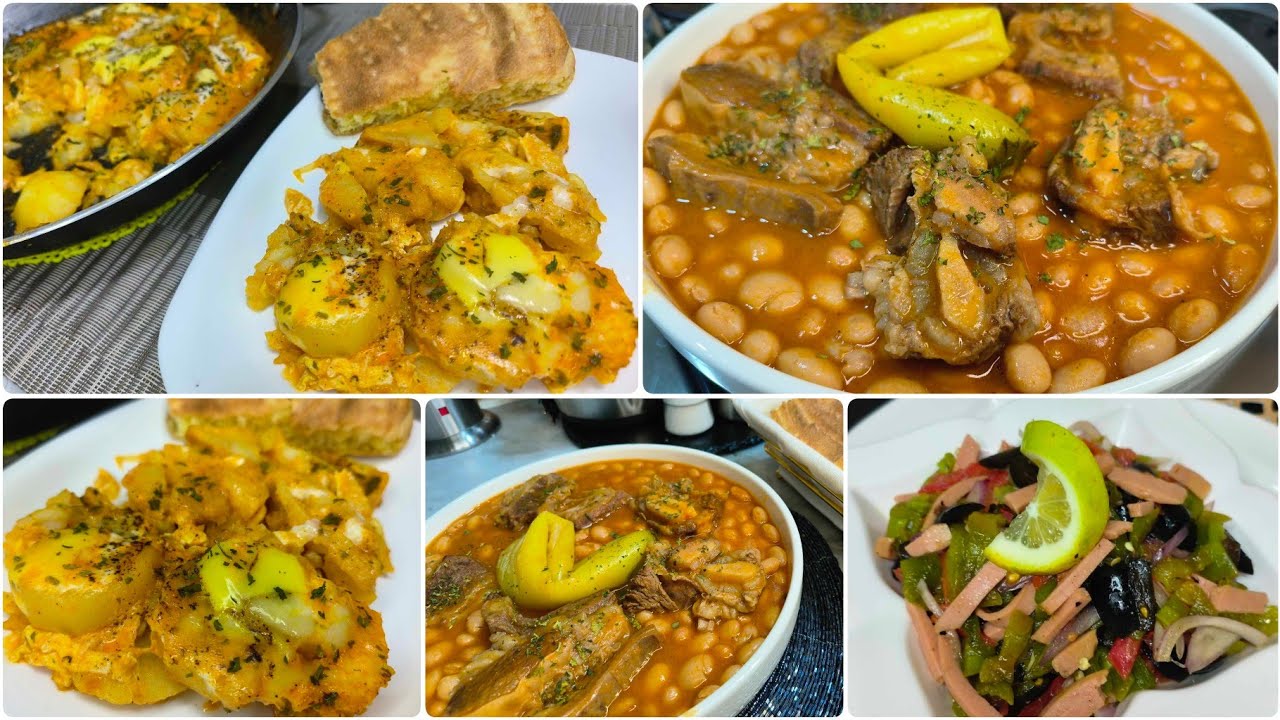 لوبيا فصاص او قريني على طريقتي وبطاطا الكوكوت وصفة اقتصادية سهلة التحضير والاهم بنييينة