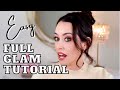 EASY FULL GLAM TUTORIAL (Hair &amp; Makeup) YOU NEED TO TRY THIS!