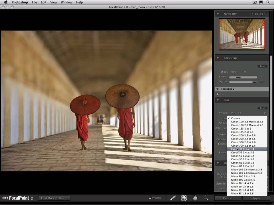 FocalPoint 2: Working with Photoshop selections.