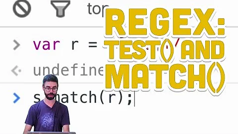 2.6: Regular Expressions: test() and match() - Programming with Text