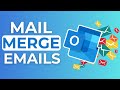 Send Bulk Emails with Mail Merge in Outlook 📧