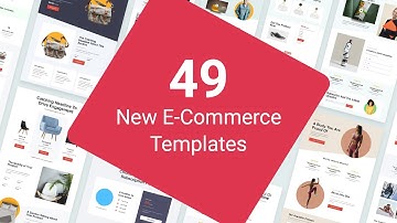 Introducing 49 New E-Commerce Templates