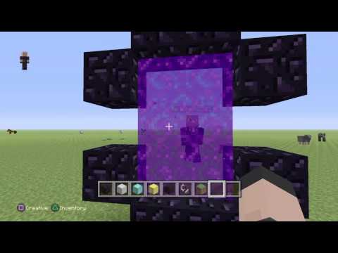 Invisible Nether Portal trick