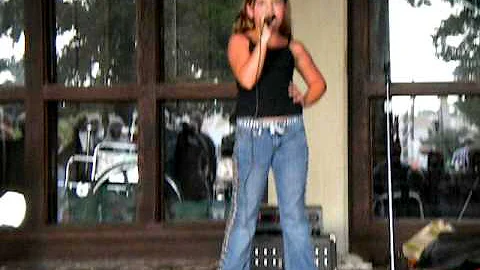 Sadie Matthews sings "Red High Heels" at the Grand...