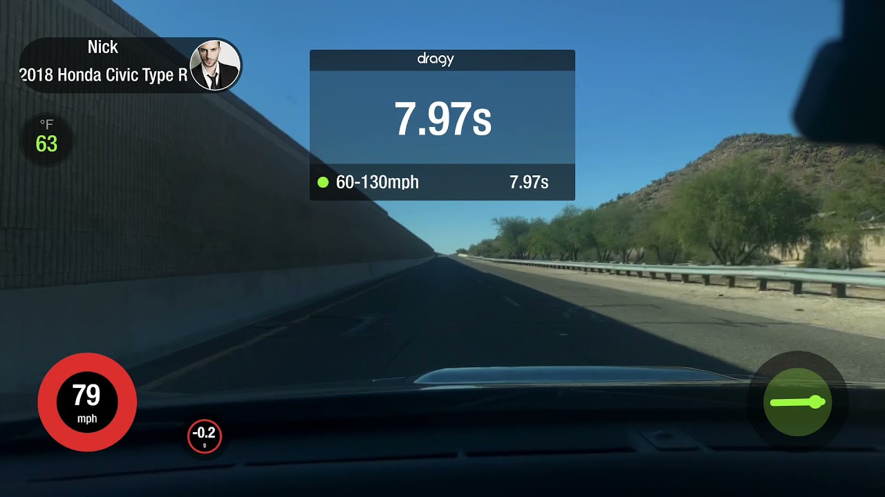 Civic Type R Fk8 60-130 Dragy