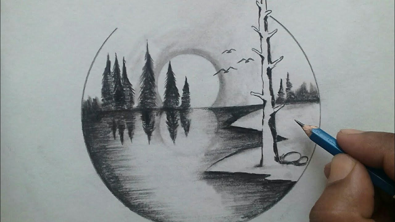 Featured image of post Beautiful Drawings Simple Easy Nature Pencil Drawing / The latest tutorial over there is: