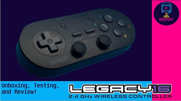Retro-Bit Legacy16 Wireless Controller Unboxing, Testing, and Review!