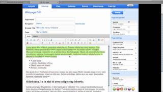How to Edit a Page in Siteboxpro CMS Tutorial