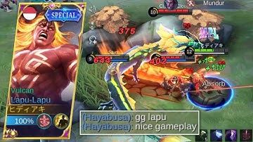 LAPU-LAPU BEST BUILD 2023 | TOP GLOBAL LAPU-LAPU | LAPU-LAPU GAMEPLAY | MLBB