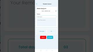 School Mentor | Mobile App | Teacher | Student Leaves screenshot 5