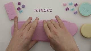 How to use Fondant Debosser on cookie. Cookie Stamp Check out our latest products Fondant Debossers💖