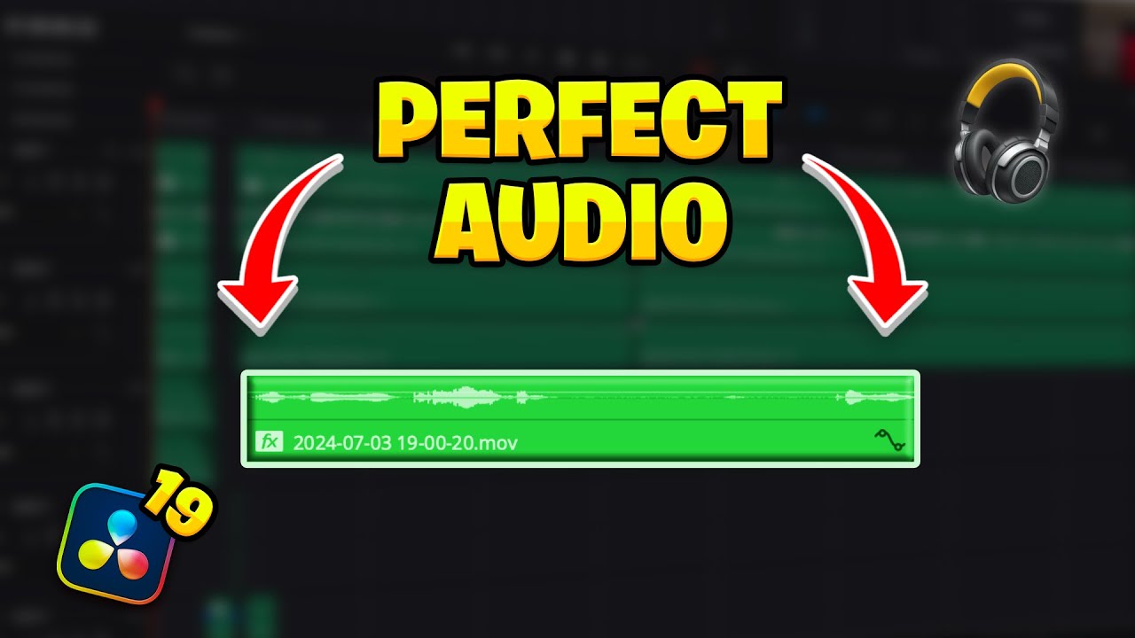 REDUCE MUSIC VOLUME EFFORTLESSLY in Davinci Resolve 19 - YouTube