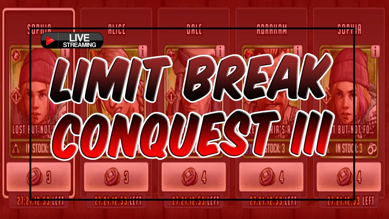 🔴LIVE TWD RTS: = 😁 |Limit BREAK  | Chatter | The Walking Dead Road to Survival