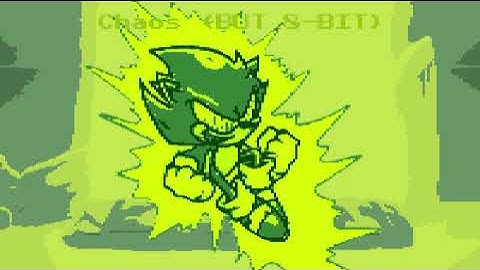 FNF SONIC.EXE - CHAOS - 8-BIT COVER