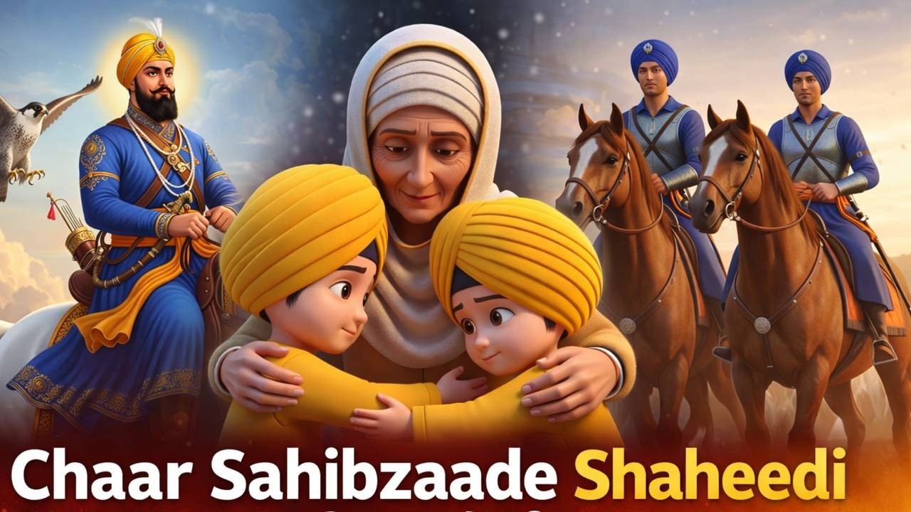 Chaar Sahibzaade Shaheedi | ਚਾਰ ਸਾਹਿਬਜ਼ਾਦੇ ਦੀ ਸ਼ਹਾਦਤ | Veer Ras Sikh Poems