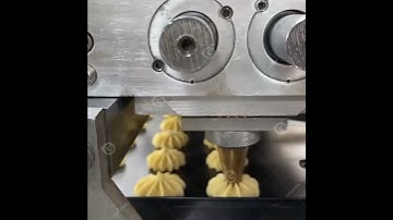 Fully Automatic Mini Cookie Making Machine #gondormachinery #cookiemachine #biscuitmakingmachine