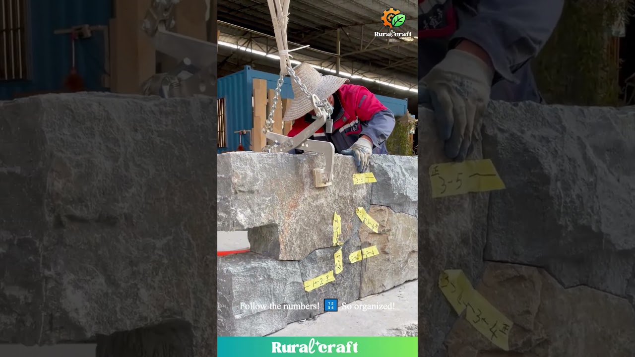 This Stone Wall is a GIANT Puzzle & My Brain is Happy! 🧩🗿 