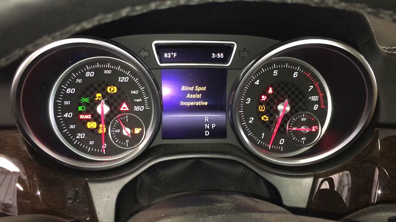 Mercedes Blind Spot Sensor Malfunctions YouTube