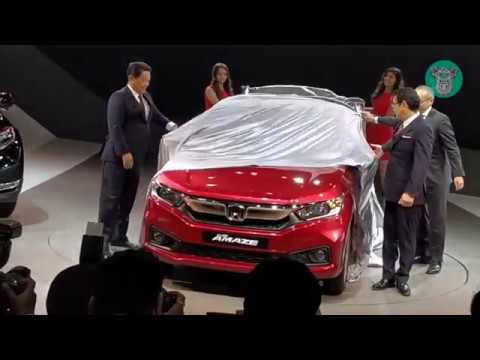 Honda Amaze (Red/Silver color) - Interior and Exterior - YouTube