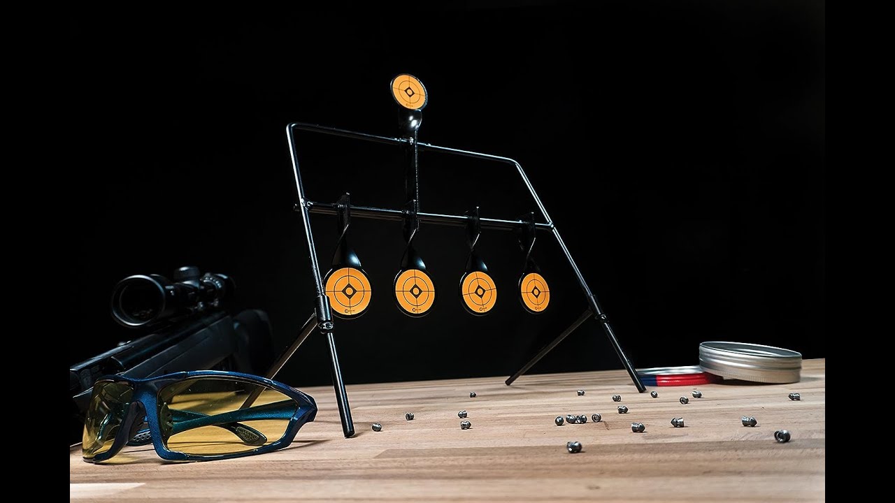 Portable Resetting Target for Air rifle shooting YouTube
