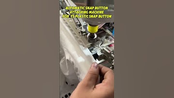 Fully automatic snap button attaching machine for T5 plastic snap button, model UN-518D.#factory
