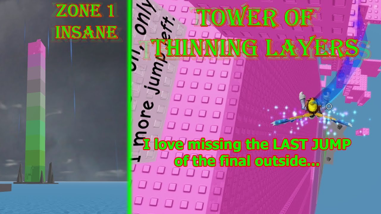 Завершение Башни истончения слоёв: моя новая самая сложная башня! (Roblox - JToH)