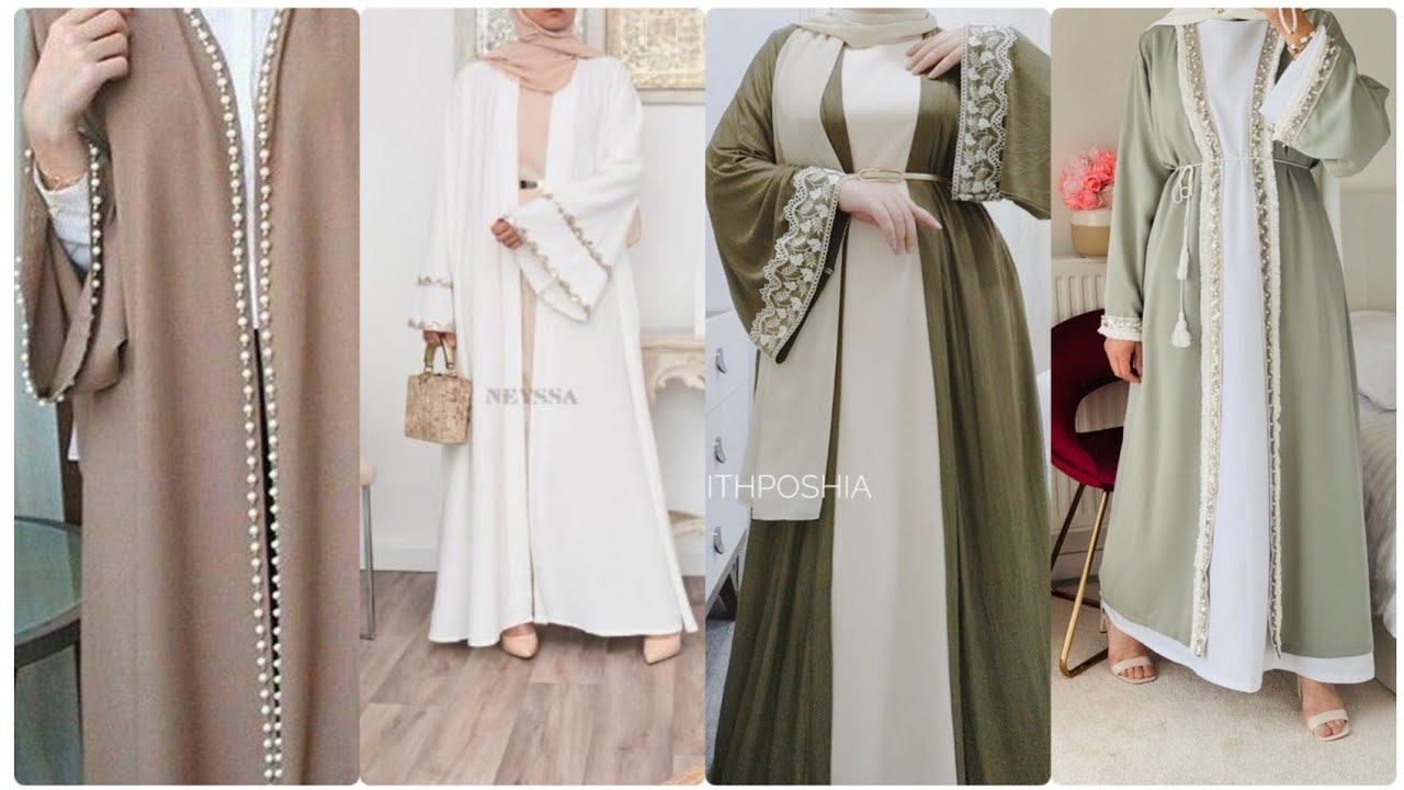 Abaya Crepe Latest Upper Inner Rope Abaya Special for Ramadan Days ...