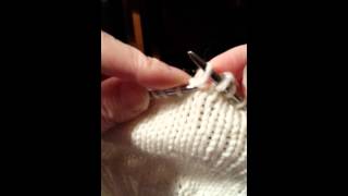 Knitting wrapped stitches