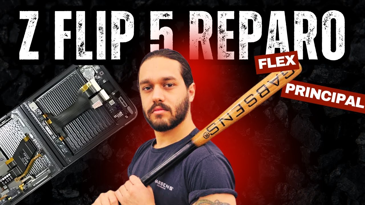 Mais um Z Flip 5 desligando ao fechar... Defeito no flex principal | Zflip 5 SM-F731 Reparo completo