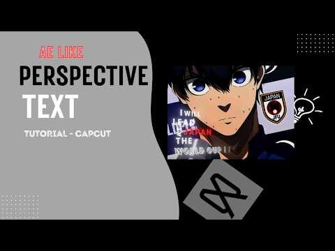AE like Perspective Text in CapCut (Tutorial)
