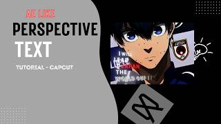 AE like Perspective Text in CapCut (Tutorial)