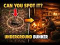 Hidden Underground Bunker - Multi-Room Survival Shelter Invisible from Above