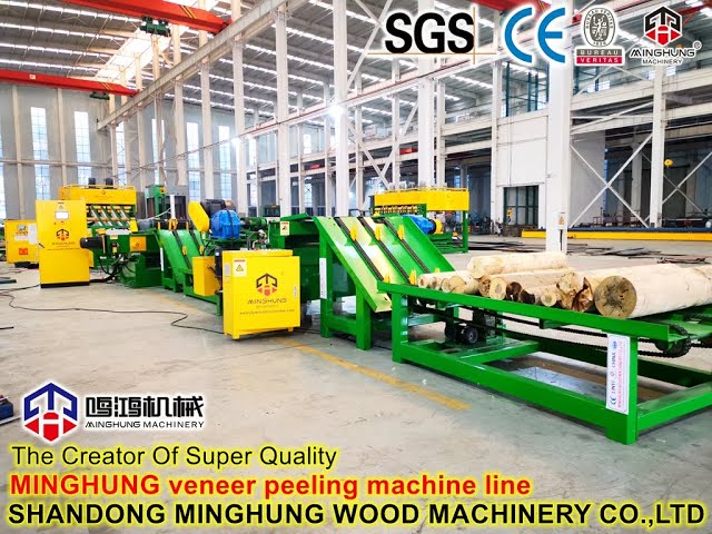 Mild Steel Wood Veneer Peeling Machine, For Plywood Production