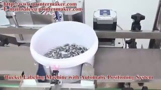 Bucket Labeling Machine with Automatic Positioning System ALM-21232