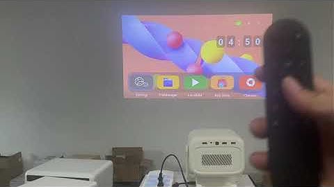 Basic operation of BYINTEK UFO U90 projector startup