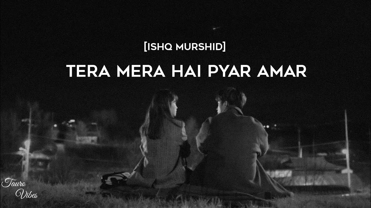 Tera mera hai pyar amar ❤️(lyrics) - Ishq Murshid [OST] #trending