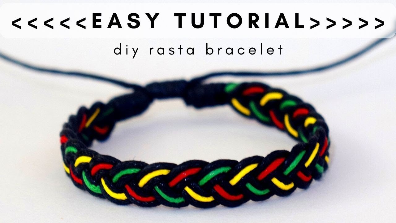 Tutorial Membuat Gelang Rasta Bracelet #2 - YouTube