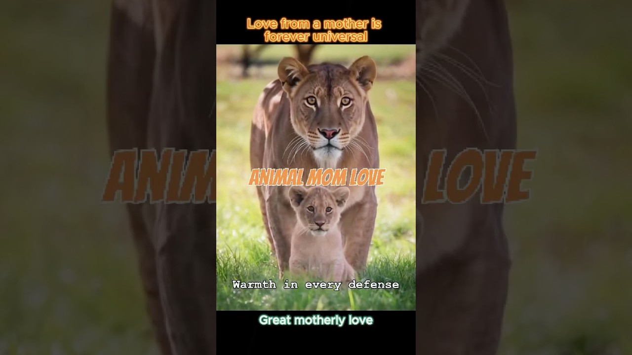 Selfless and warm, animal mother lovemelts the heart#WildlifeLove#TouchingMoments