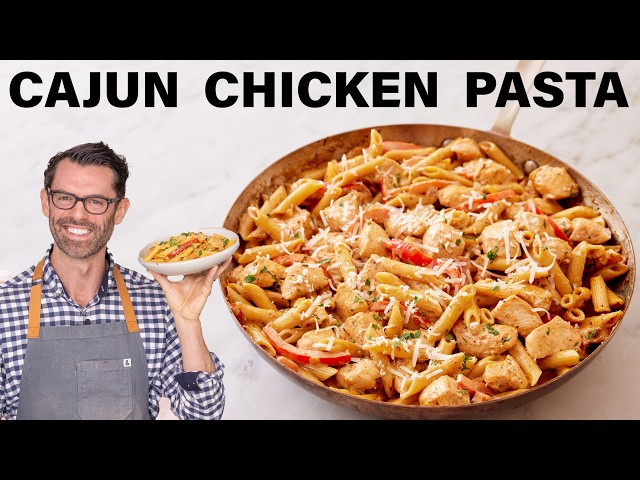 Easy Cajun Chicken Pasta class=