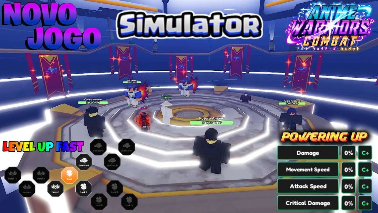 VAZOU DATA LANÇAMENTO ANIME WARRIORS COMBAT 🚨 GAMEPLAY DICAS E TRUQUES 