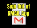 How to Sign Out of GMAIL App on Android Phone [2025]