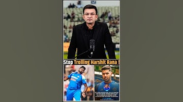Stop Trolling Harshit Rana ! Gambhir slams Ashwin and Srikkanth for 
